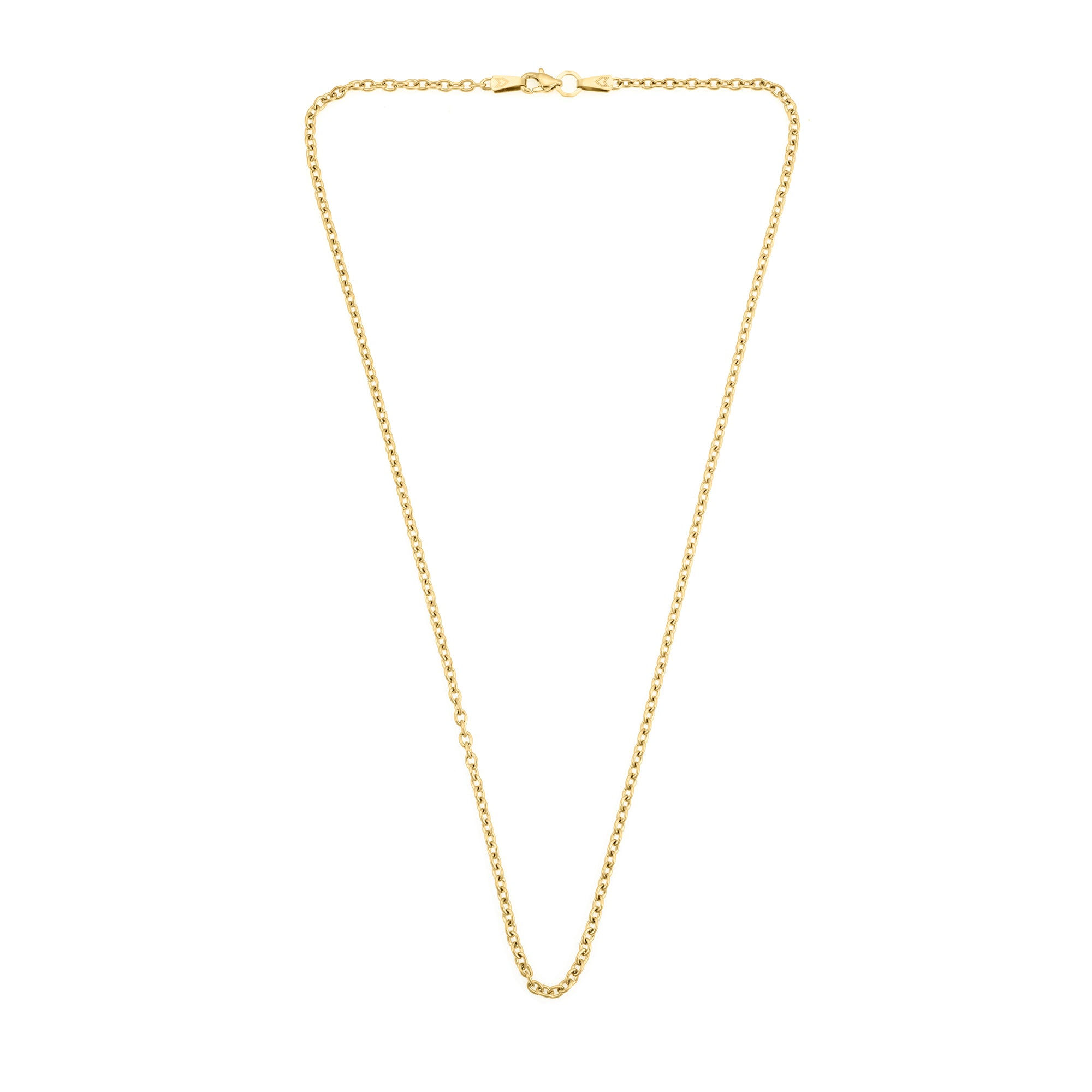 Cable Necklace in Gold