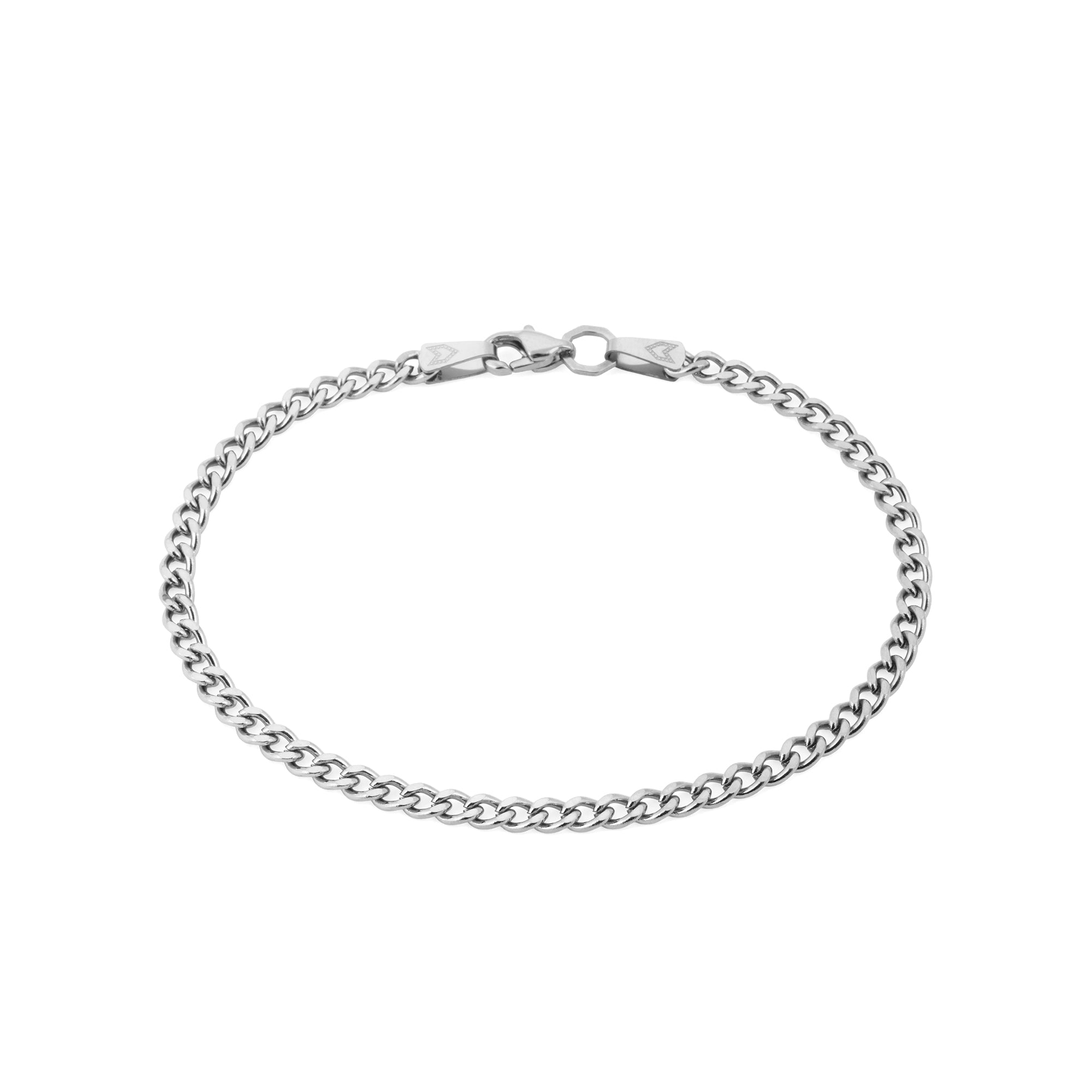 Curb Bracelet in Silver