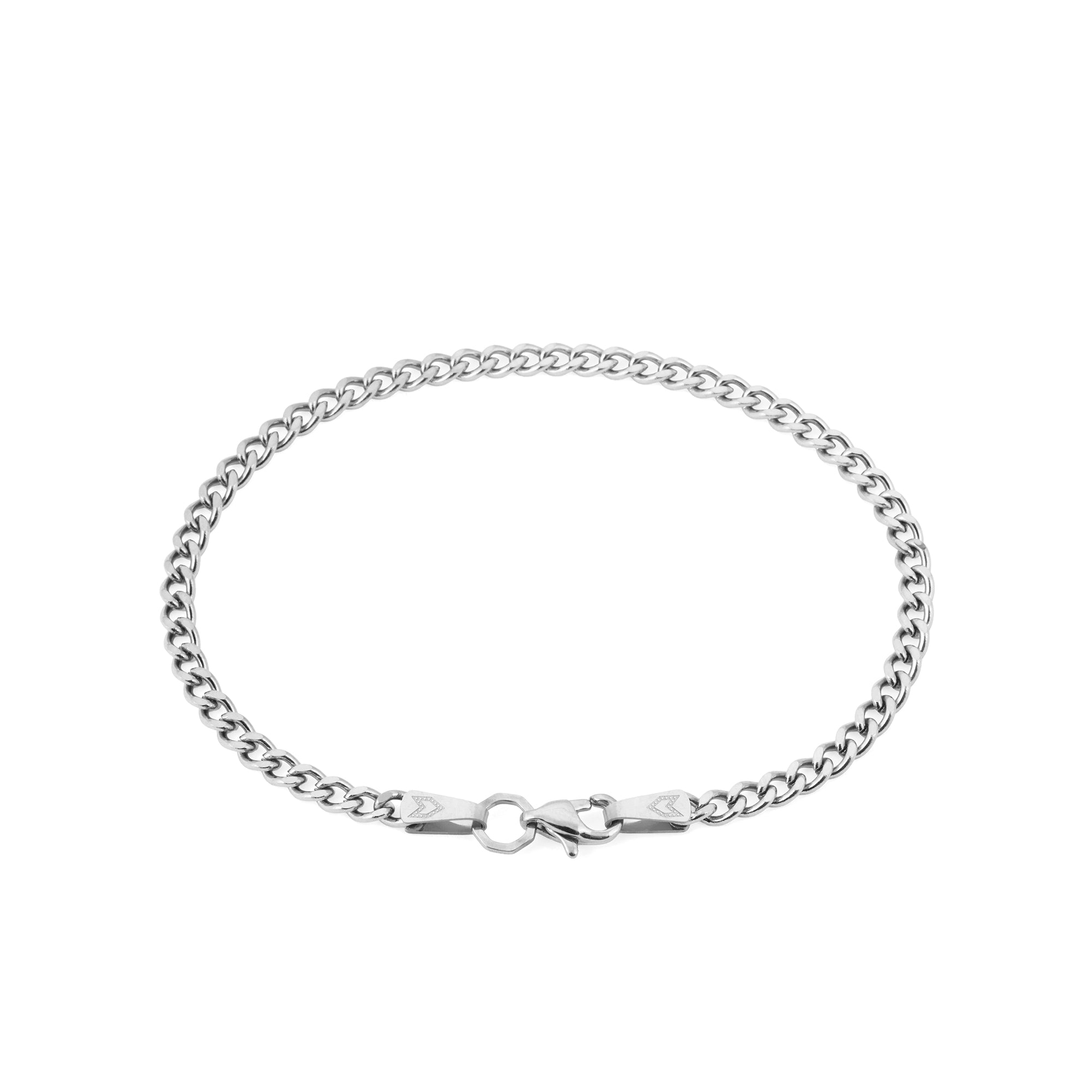 Curb Bracelet in Silver