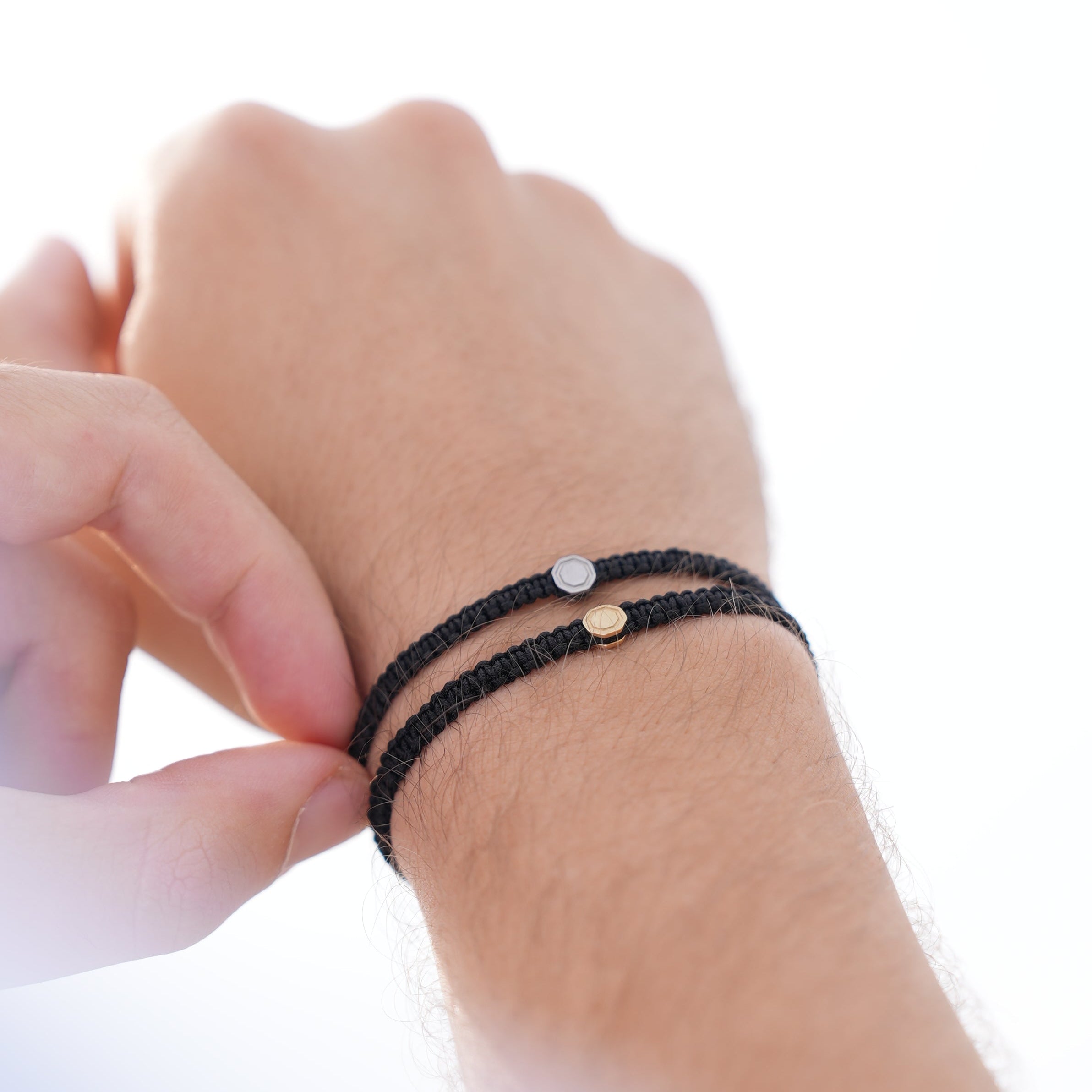 Macrame Bracelet in Silver