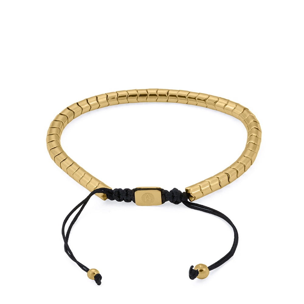 Hematite Bracelet in Gold