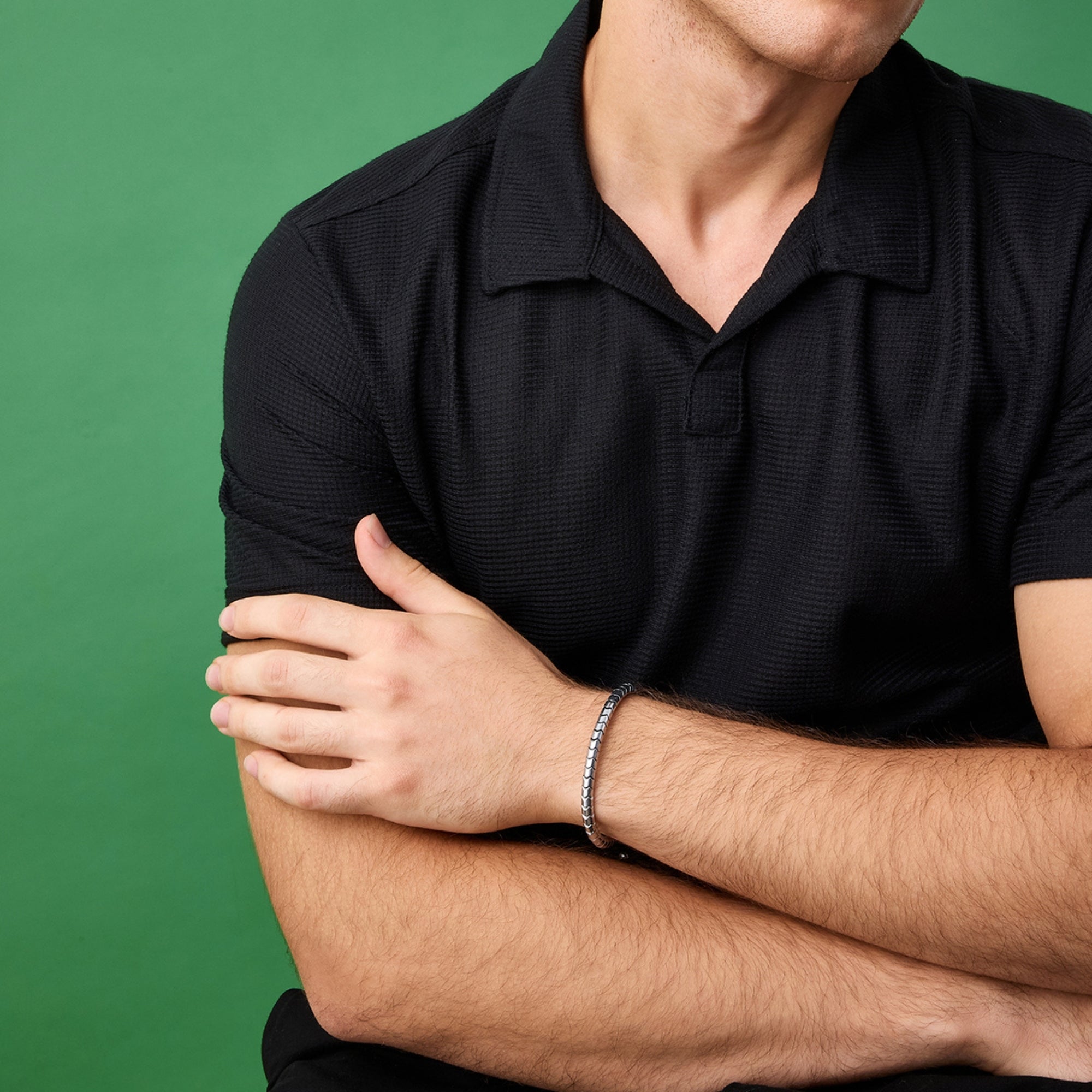 Hematite Bracelet in Silver