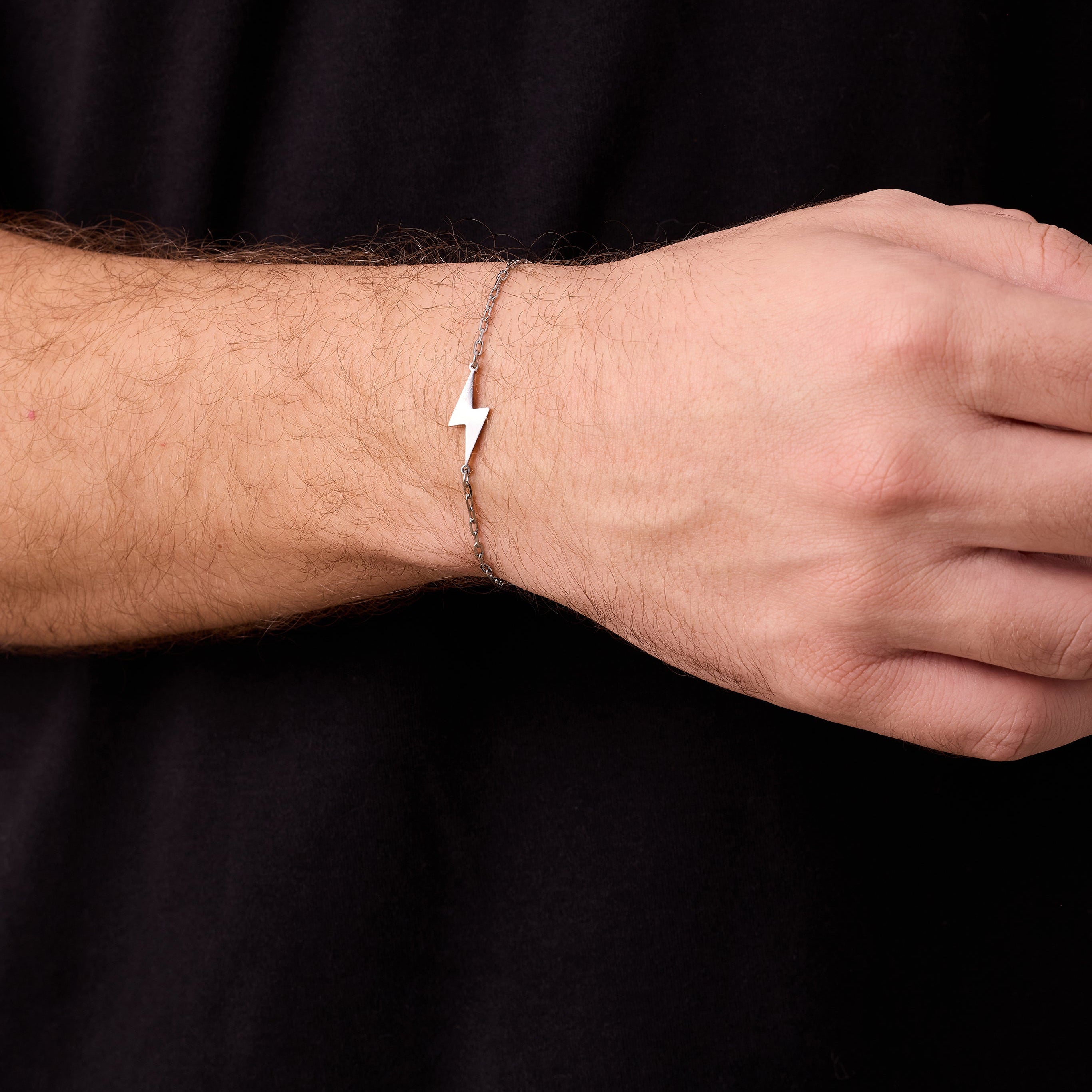 Lightning Bracelet in Silver