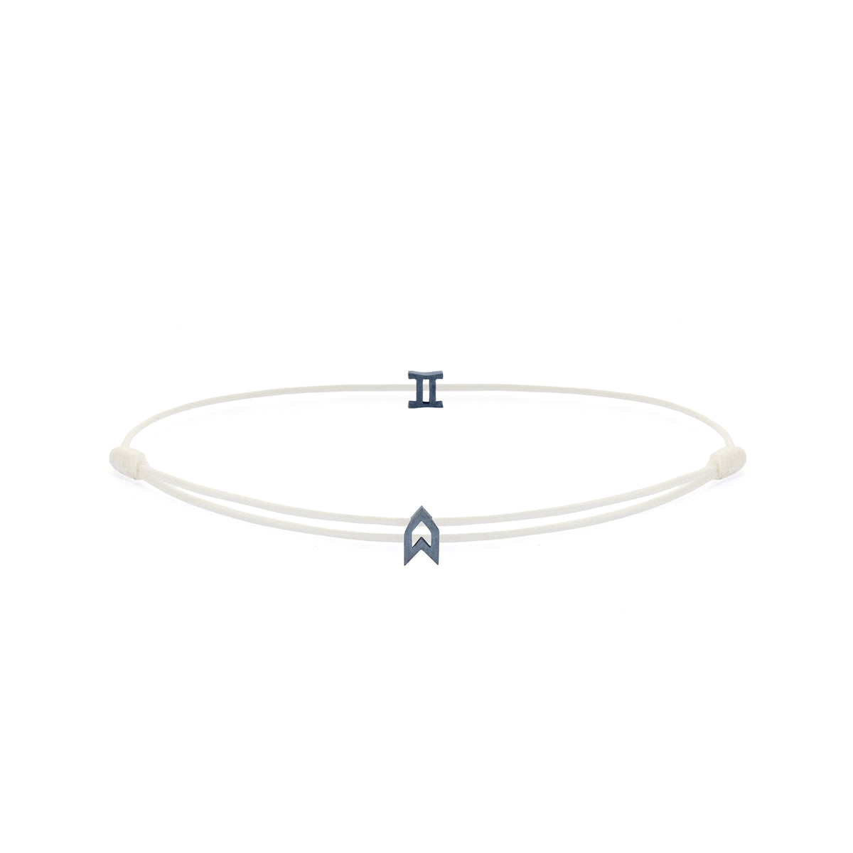 Zodiac White Chance Bracelet in Oxide