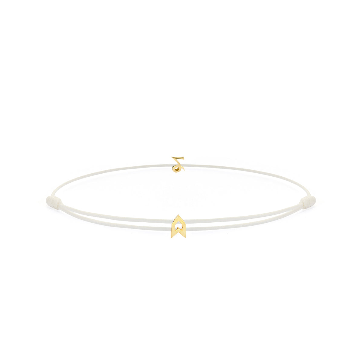 Zodiac White Chance Bracelet in Gold