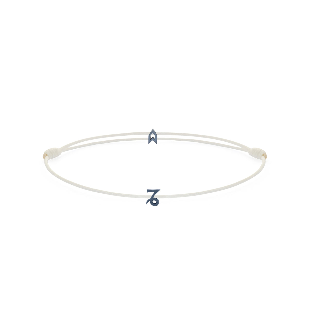 Zodiac White Chance Bracelet in Oxide