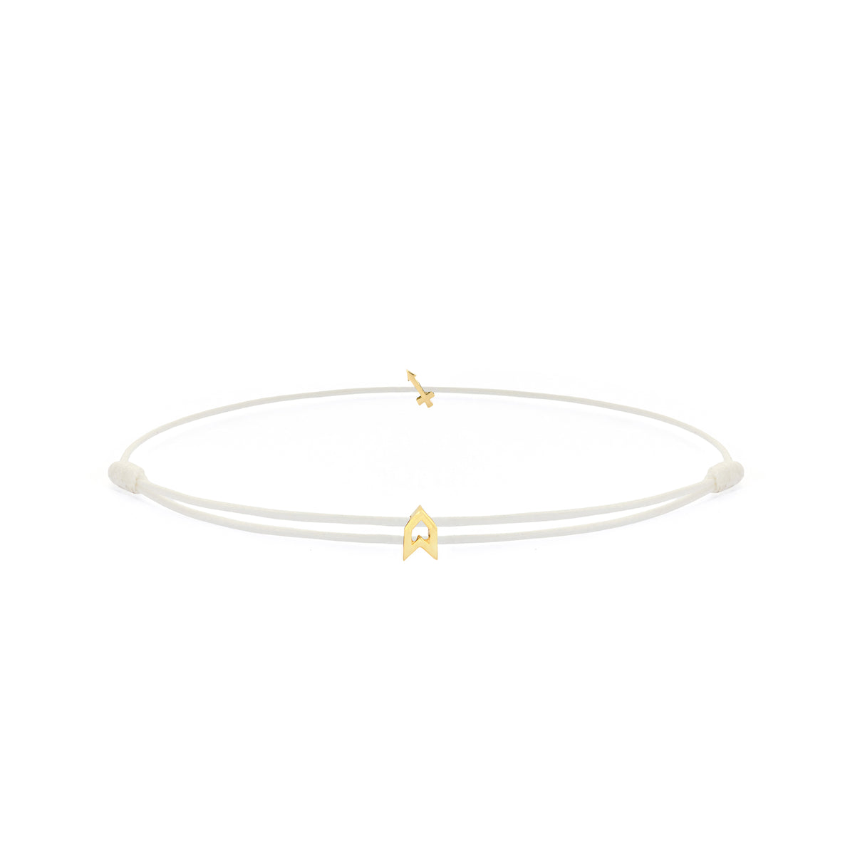 Zodiac White Chance Bracelet in Gold