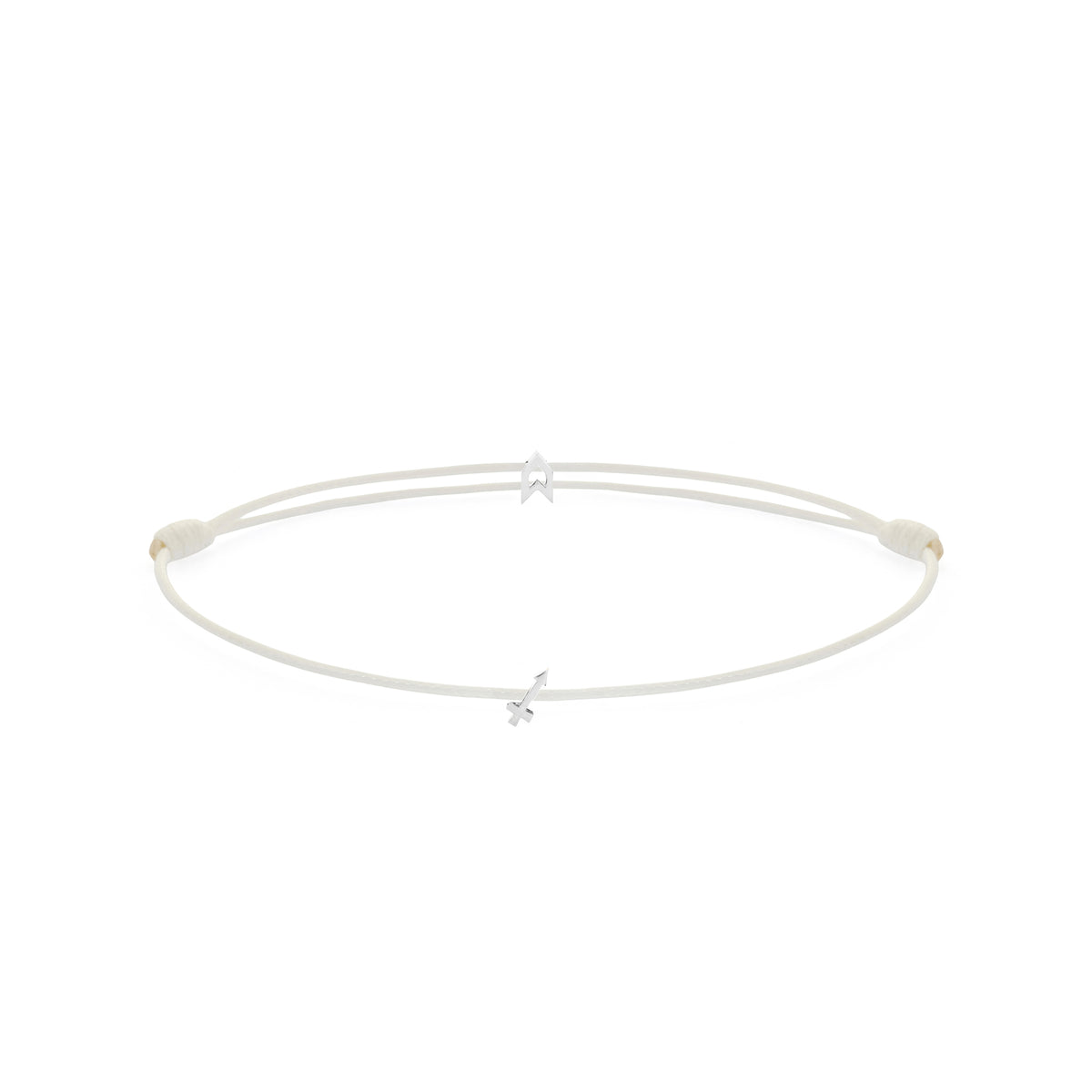 Zodiac White Chance Bracelet in Silver