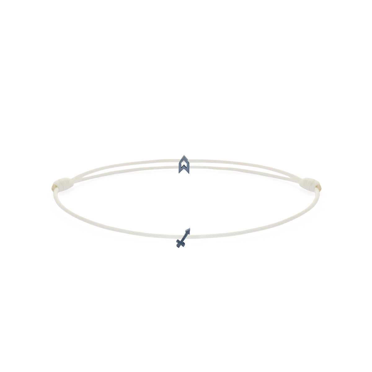 Zodiac White Chance Bracelet in Oxide
