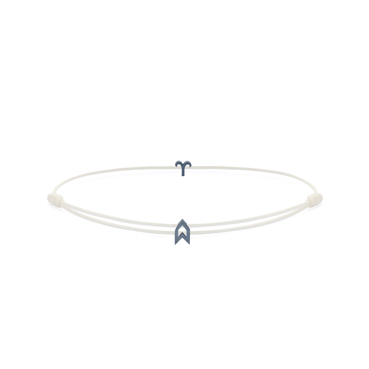 Zodiac White Chance Bracelet in Oxide