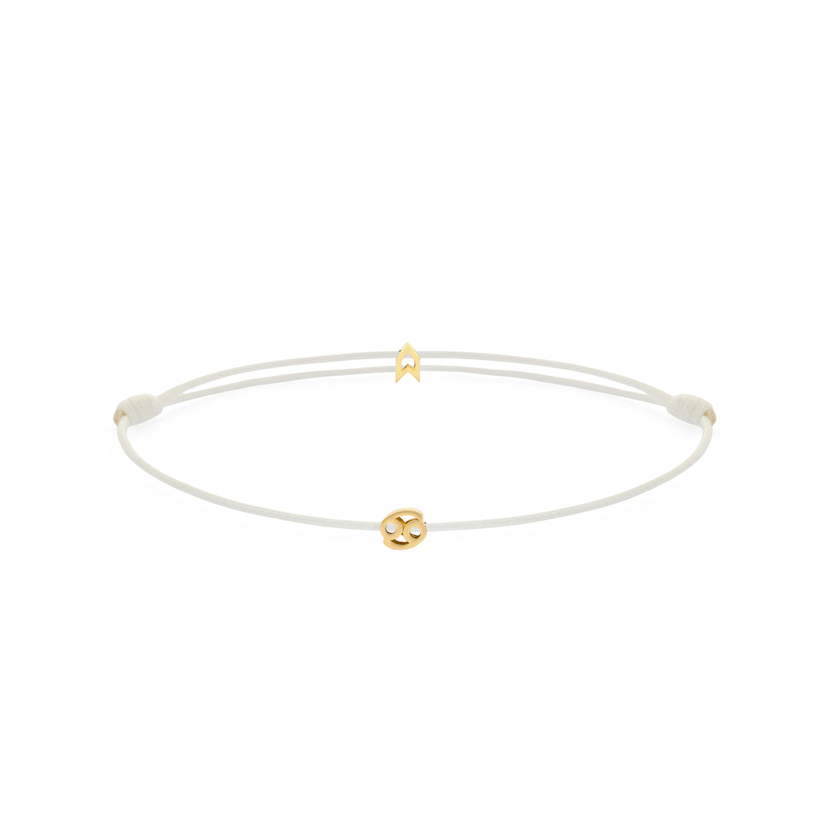 Zodiac White Chance Bracelet in Gold