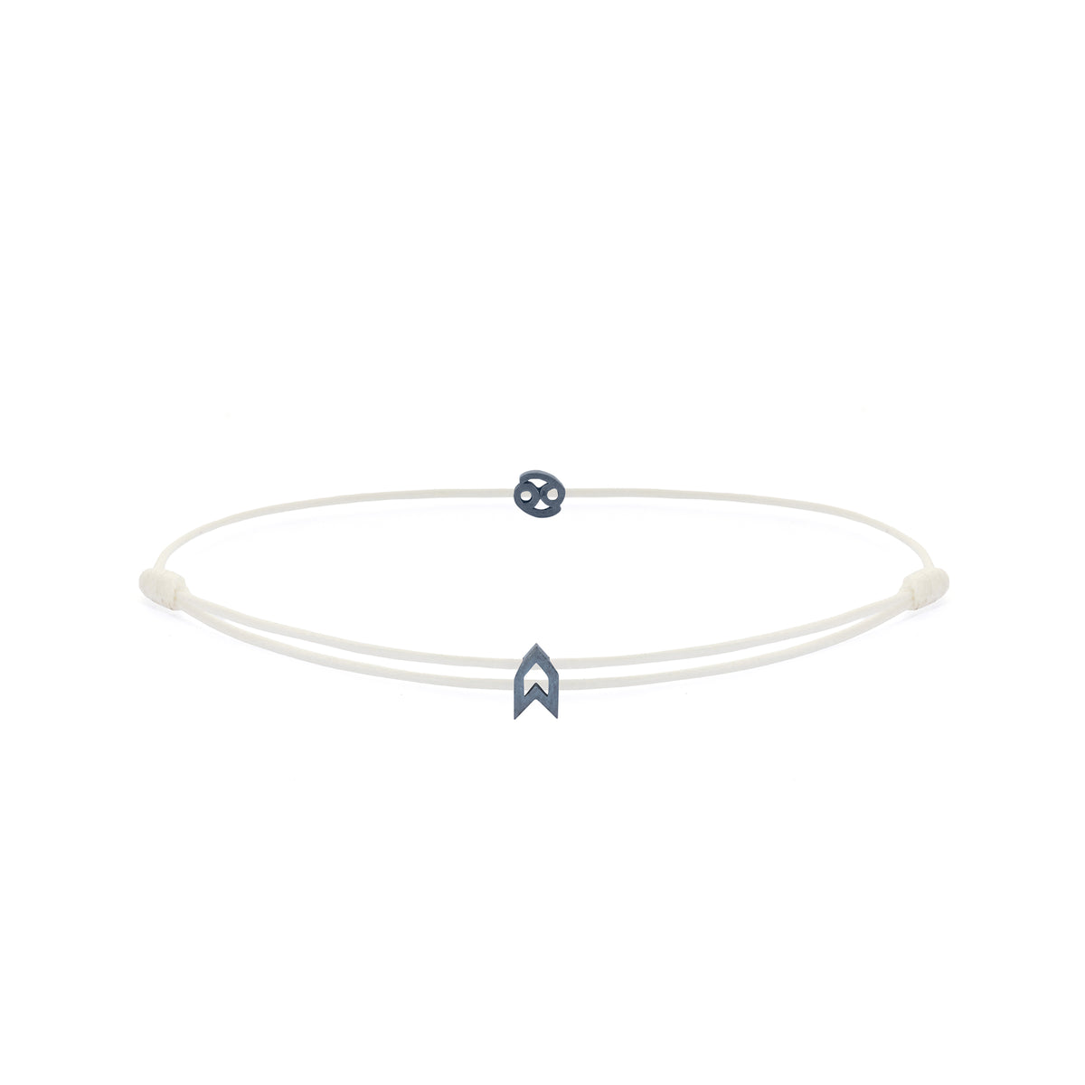 Zodiac White Chance Bracelet in Oxide