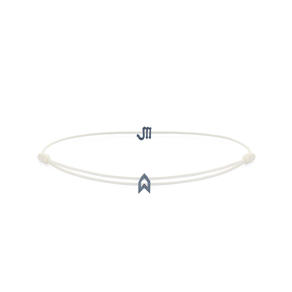 Zodiac White Chance Bracelet in Oxide