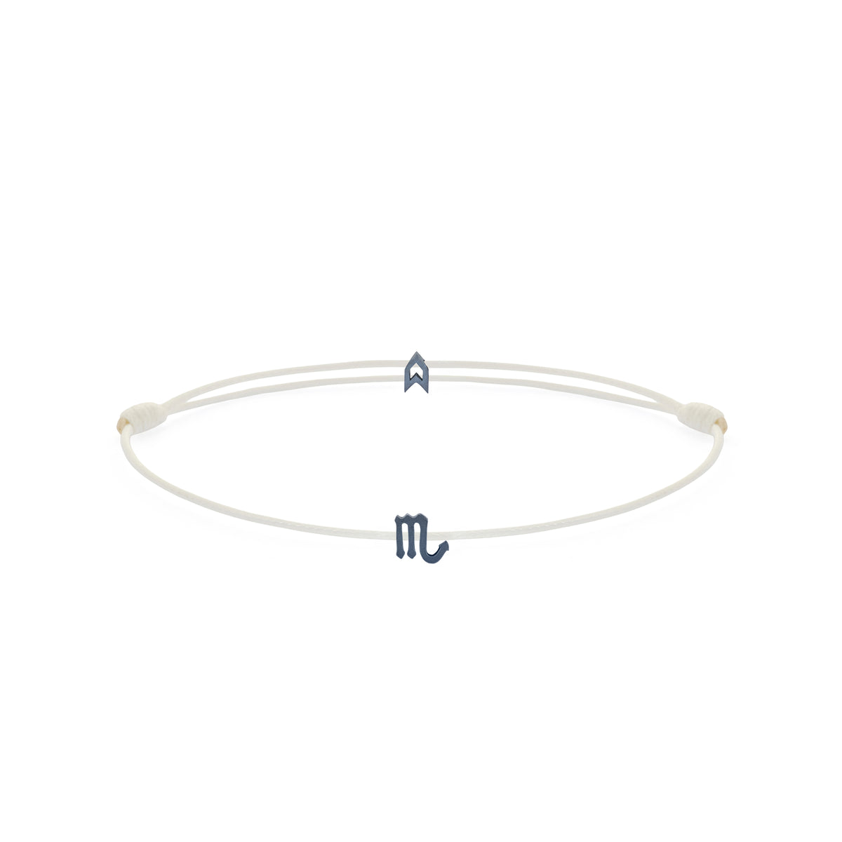 Zodiac White Chance Bracelet in Oxide