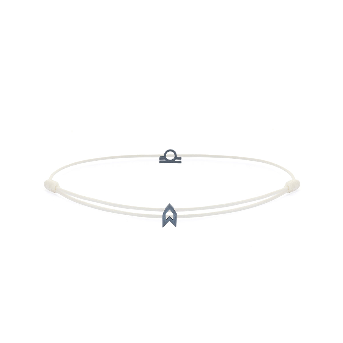 Zodiac White Chance Bracelet in Oxide
