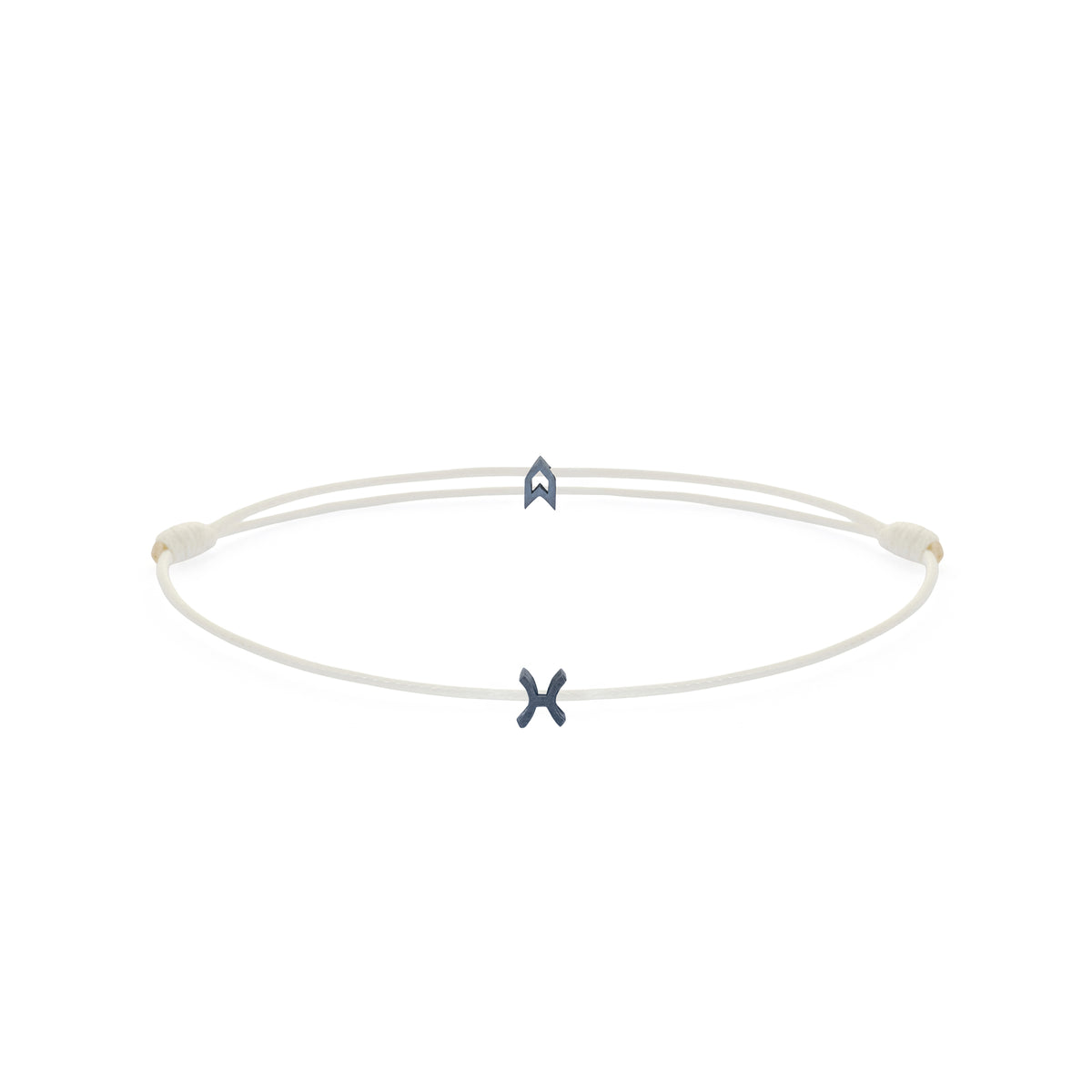 Zodiac White Chance Bracelet in Oxide