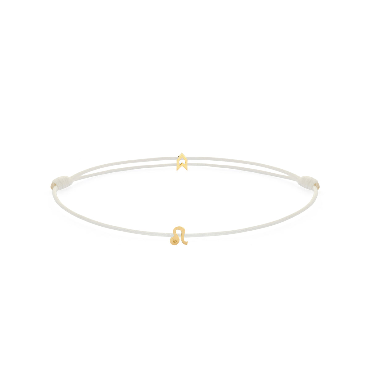 Zodiac White Chance Bracelet in Gold