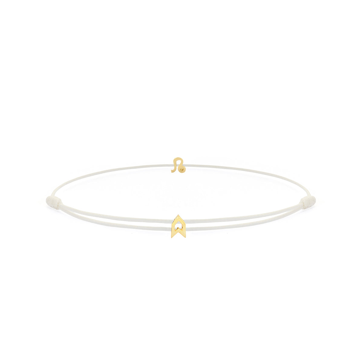 Zodiac White Chance Bracelet in Gold