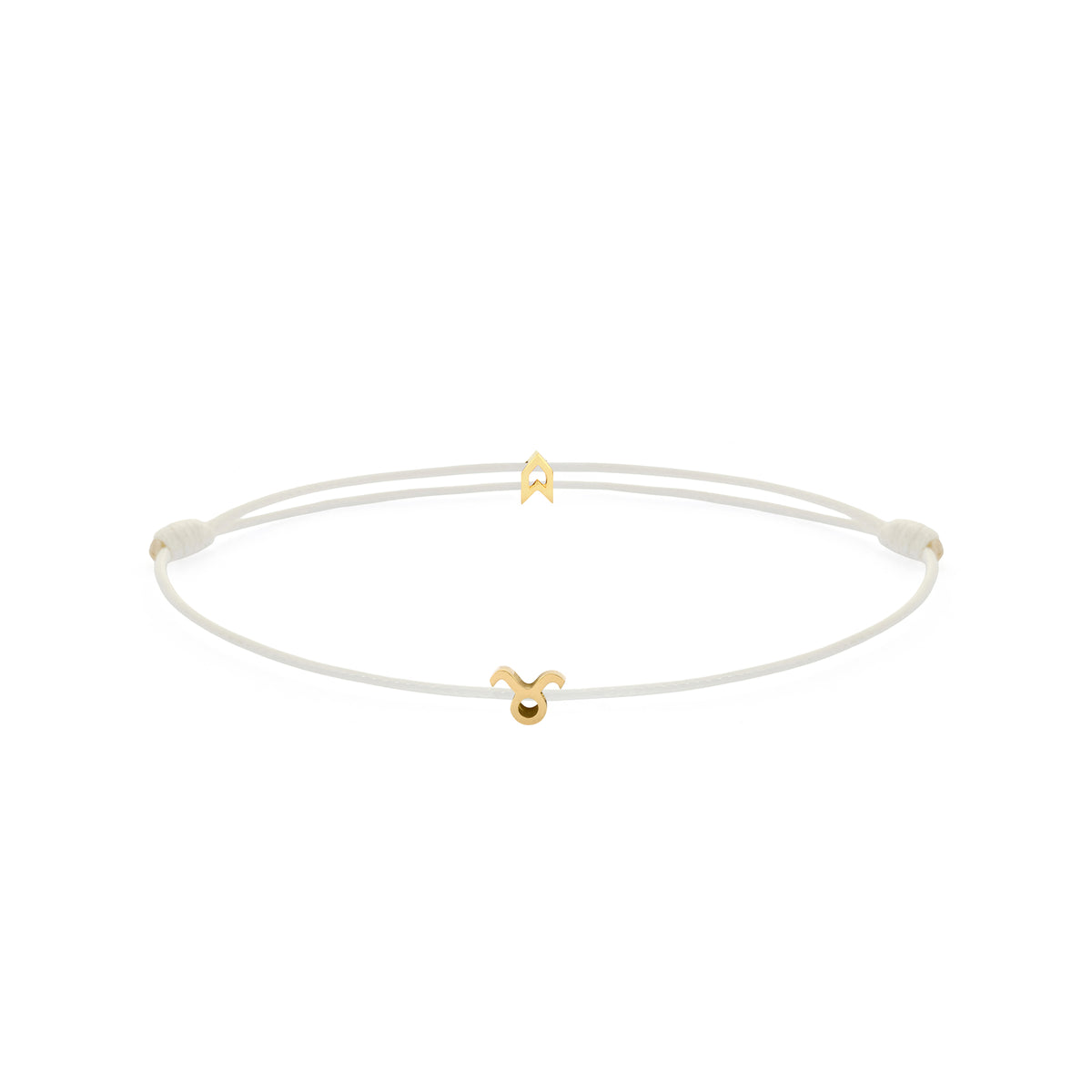 Zodiac White Chance Bracelet in Gold