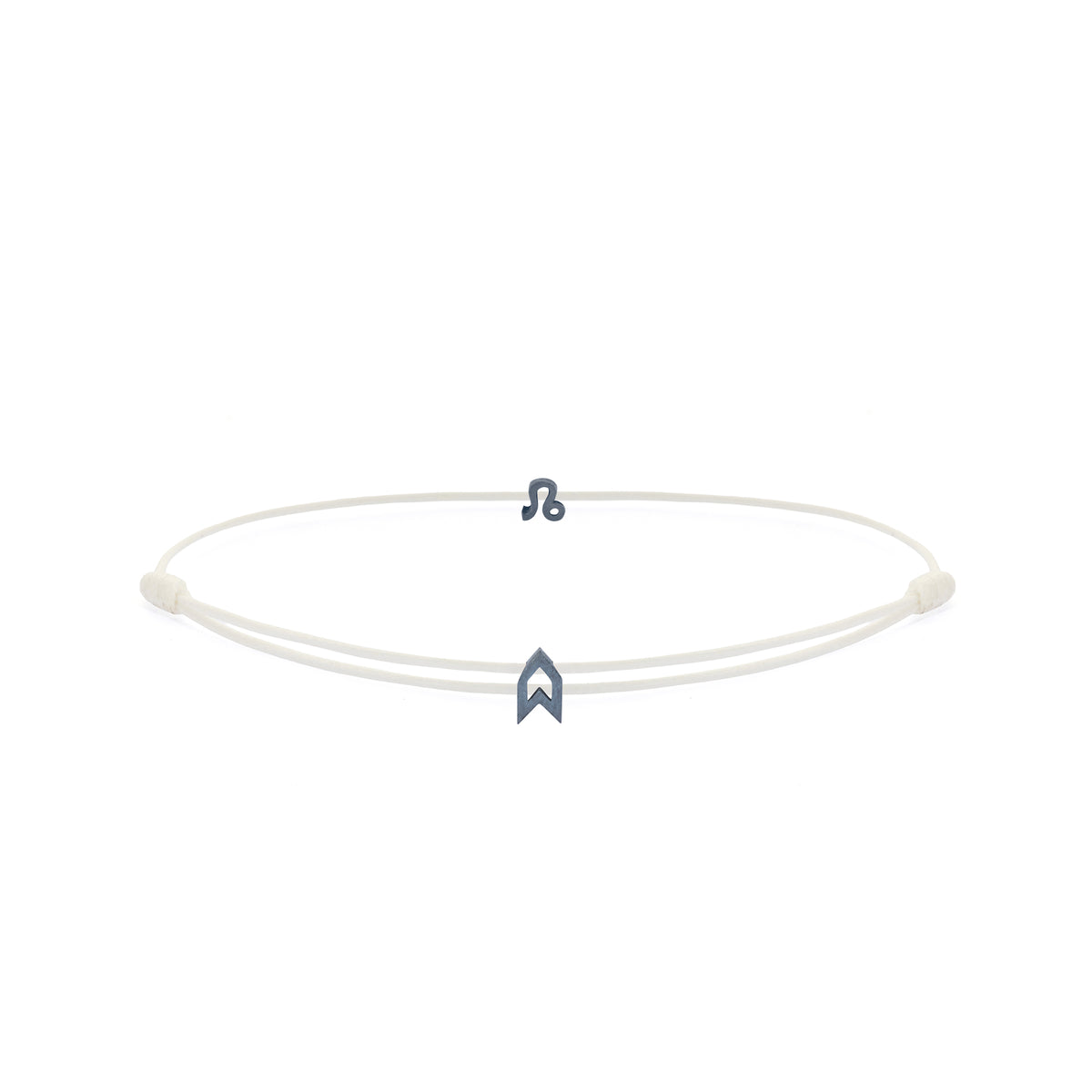 Zodiac White Chance Bracelet in Oxide