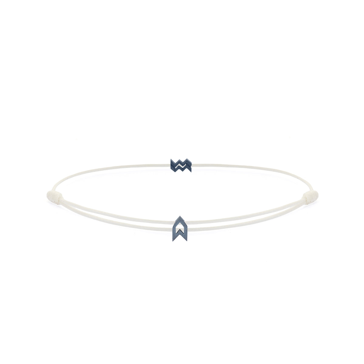 Zodiac White Chance Bracelet in Oxide