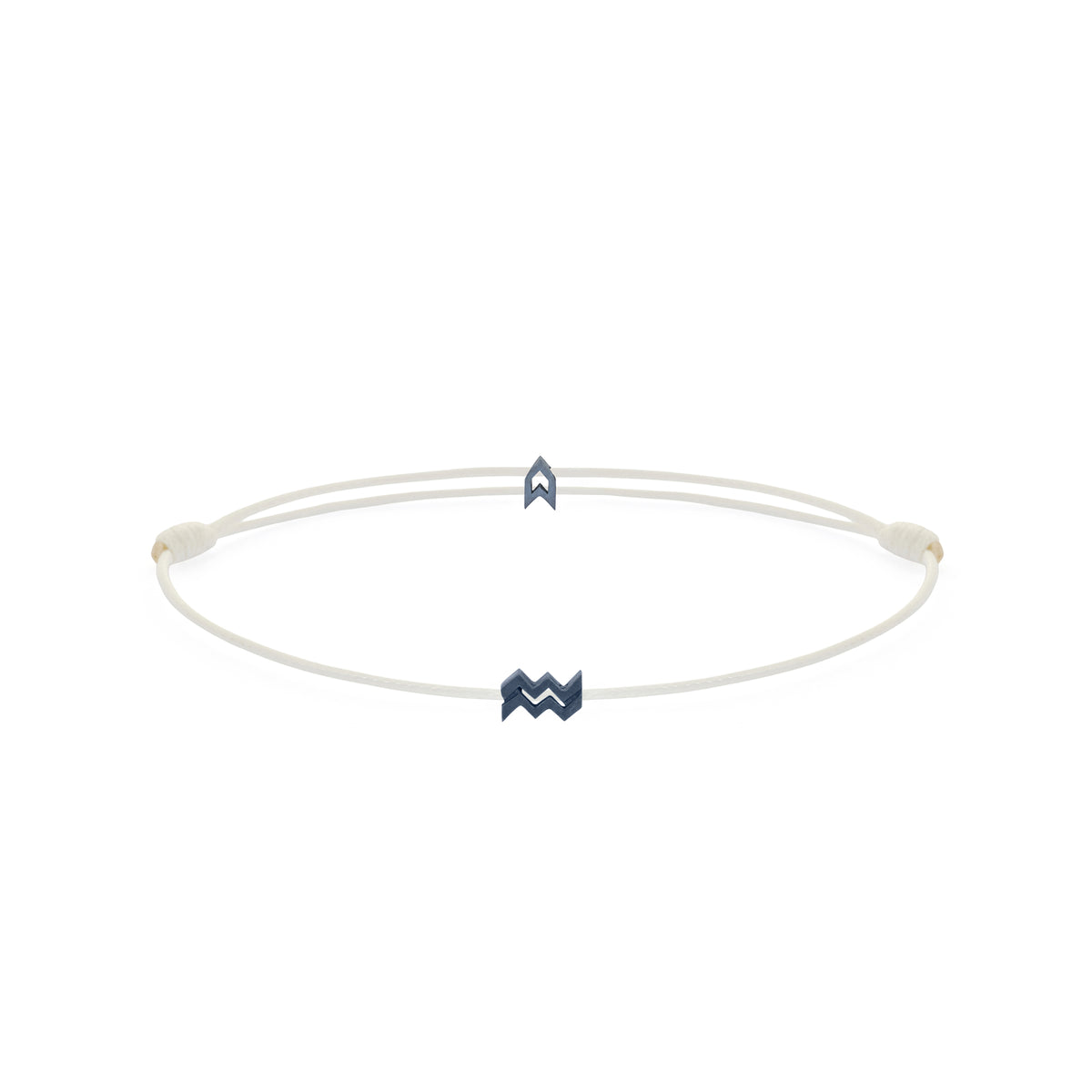 Zodiac White Chance Bracelet in Oxide