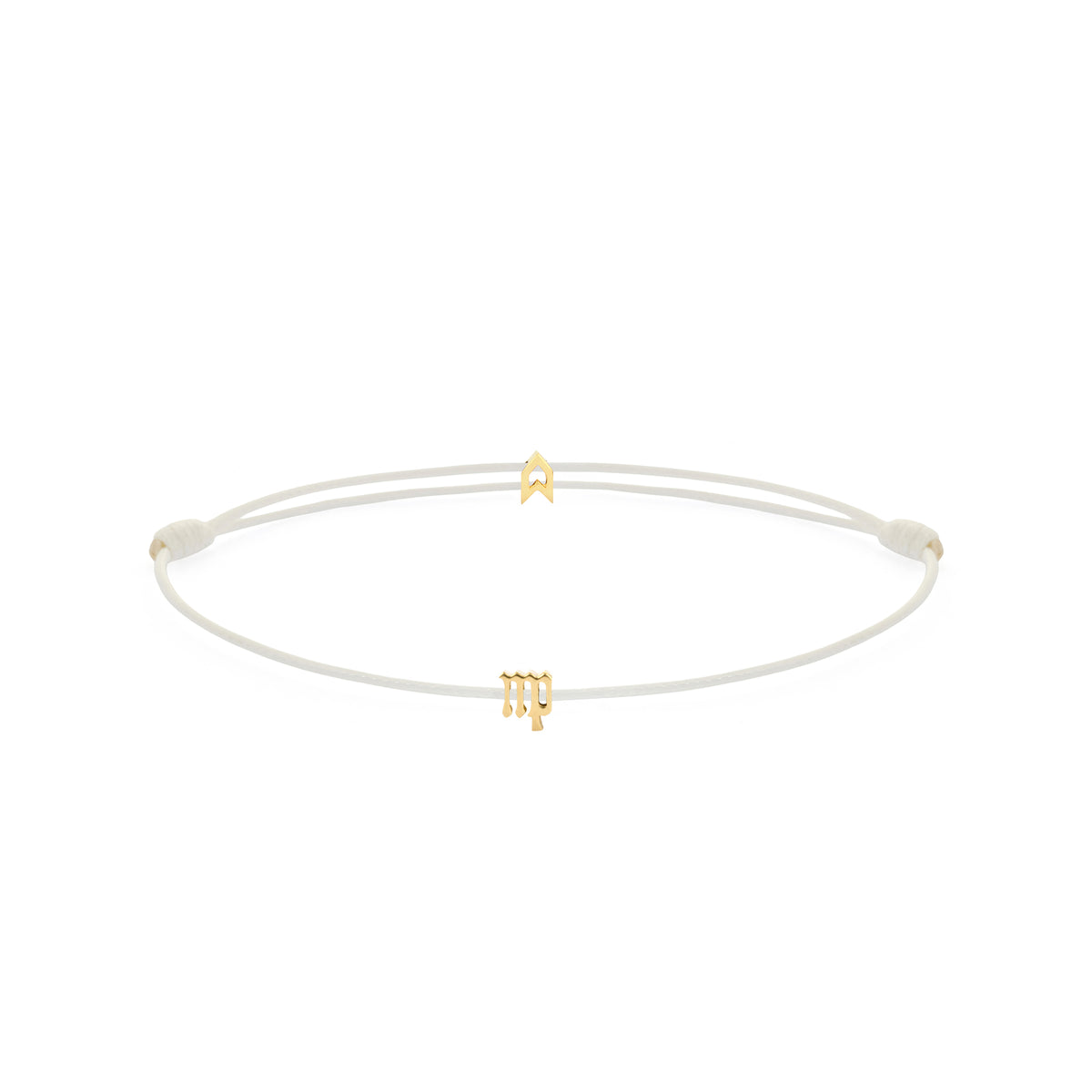 Zodiac White Chance Bracelet in Gold