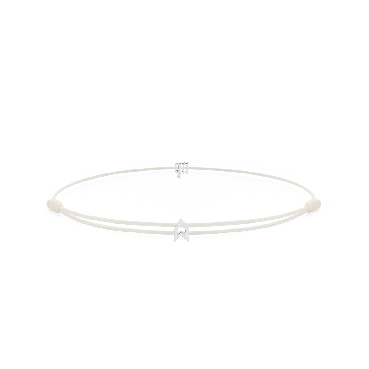 Zodiac White Chance Bracelet in Silver