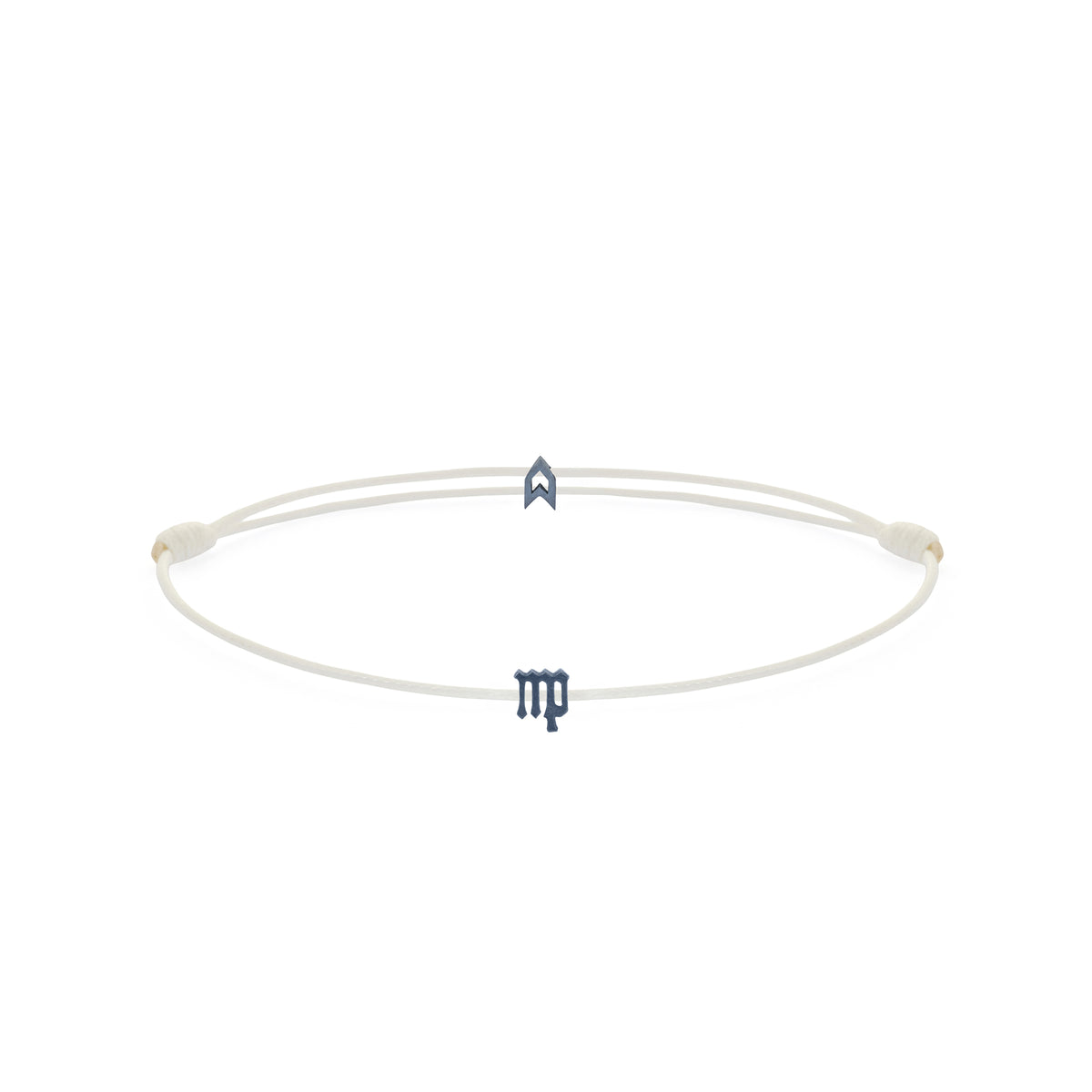 Zodiac White Chance Bracelet in Oxide