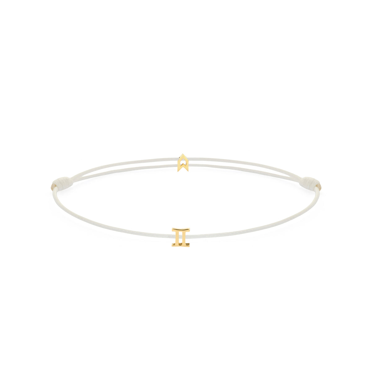 Zodiac White Chance Bracelet in Gold