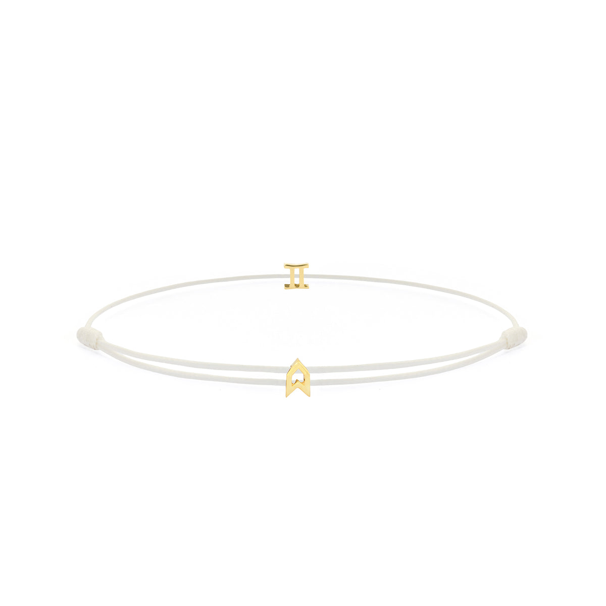 Zodiac White Chance Bracelet in Gold