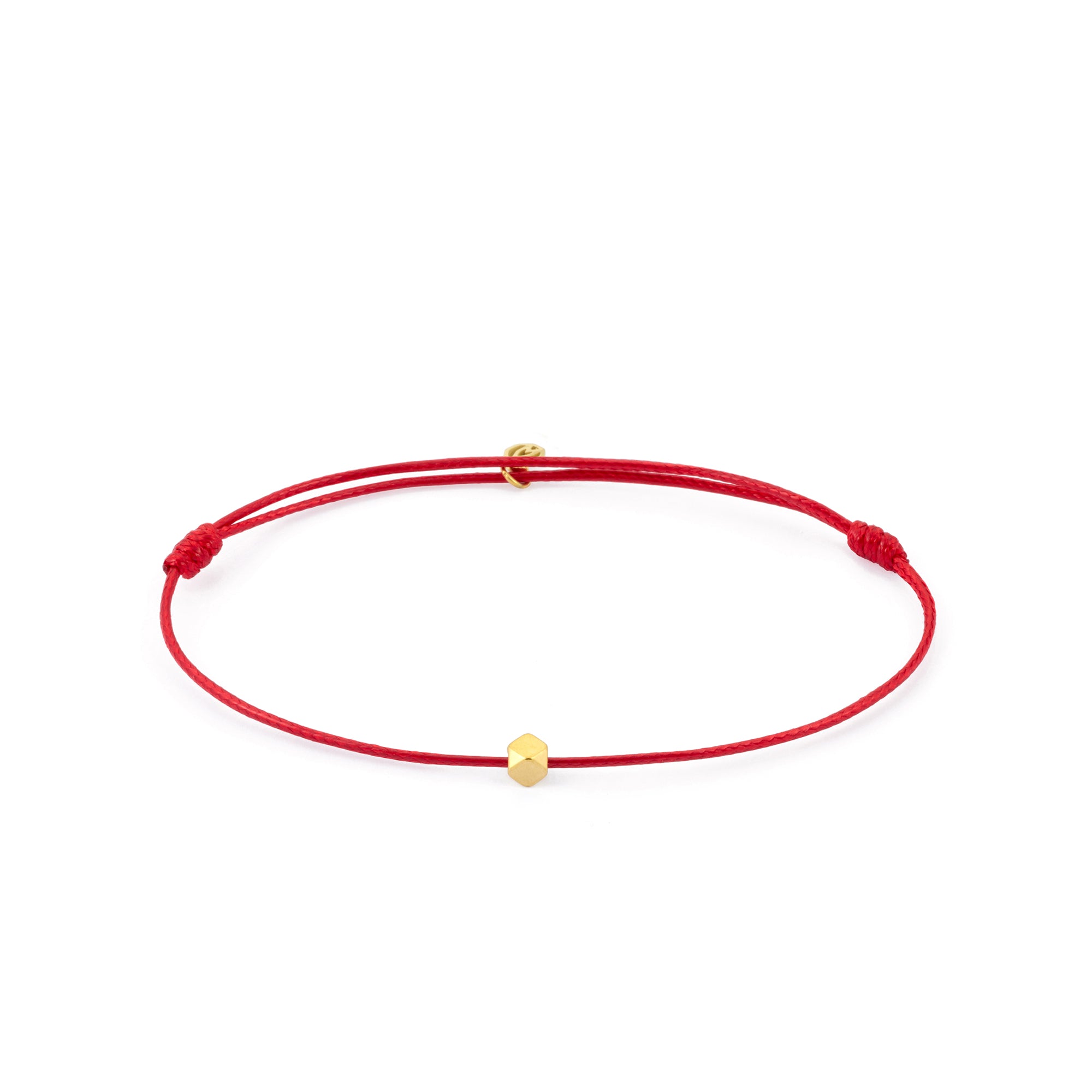 Red Chance Bracelet in Gold