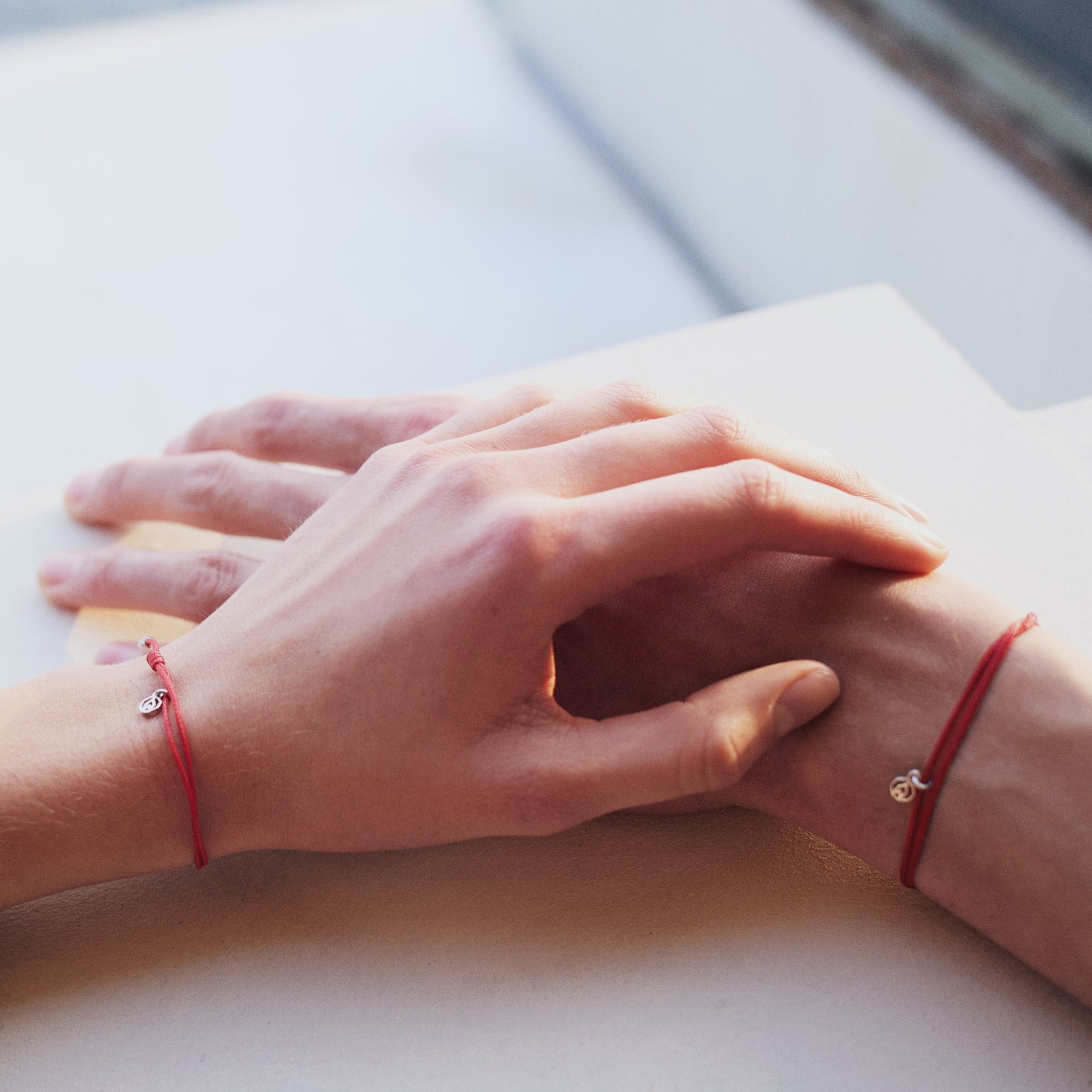 Red Chance Bracelet in Silver