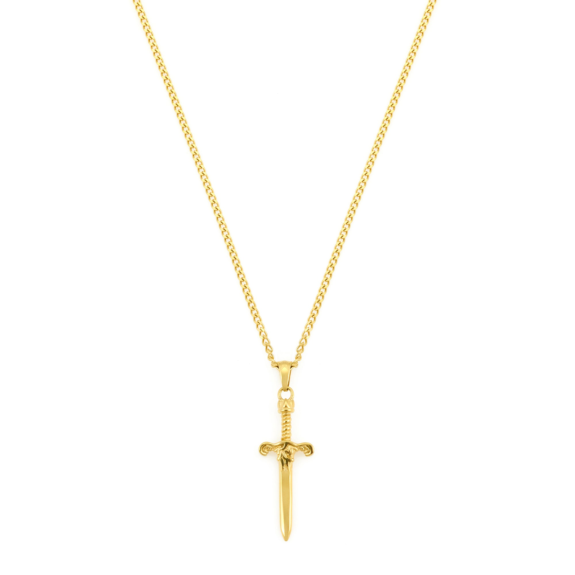 Sword Necklace in Gold