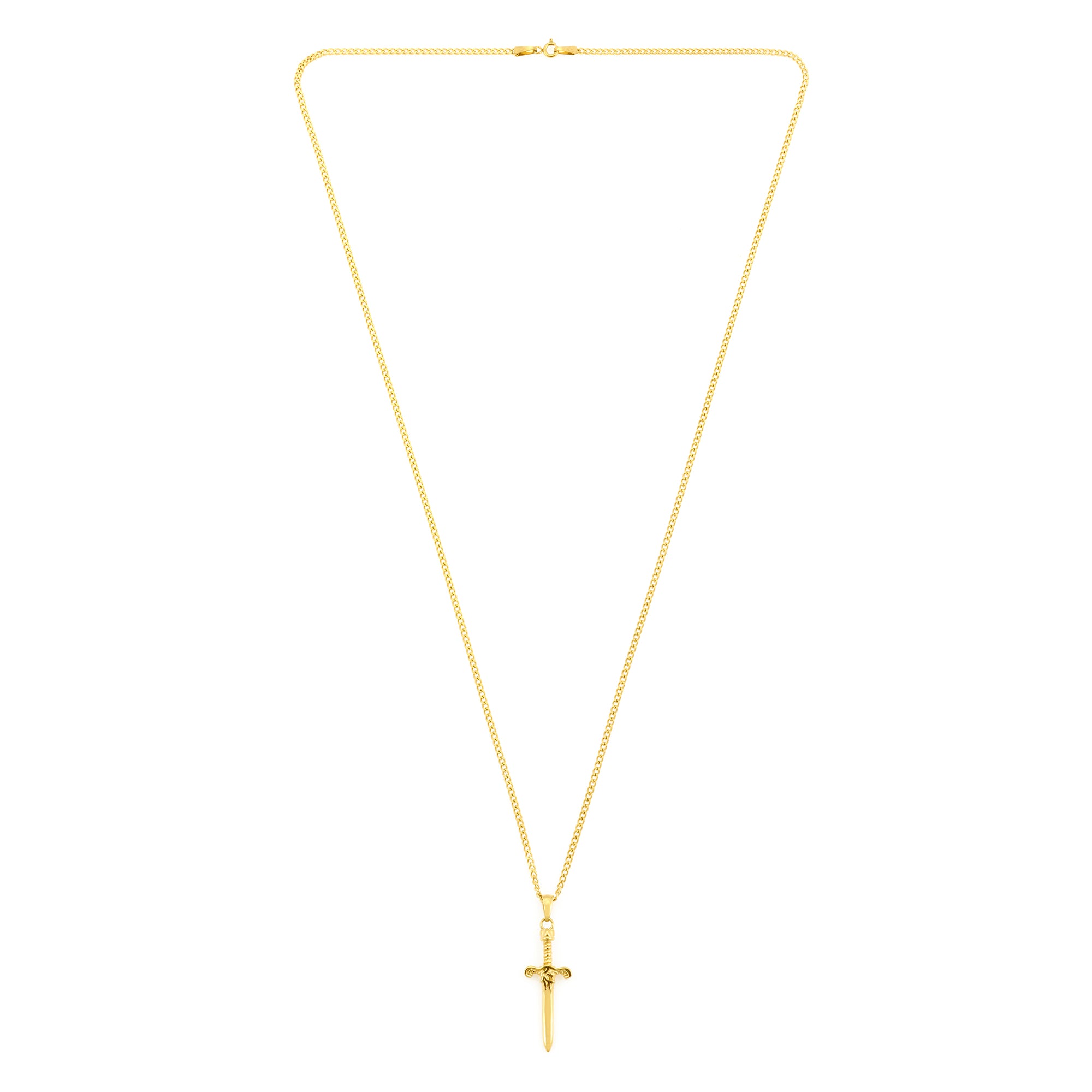 Sword Necklace in Gold