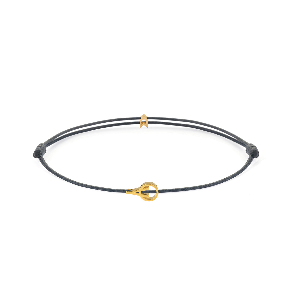 Grey Padel Chance Bracelet in Gold