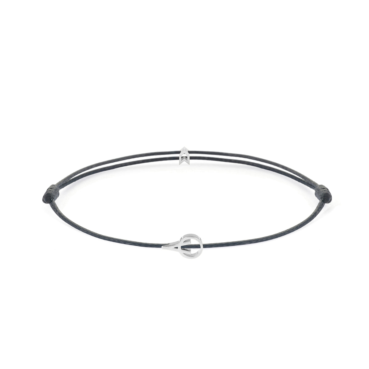 Grey Padel Chance Bracelet in Silver