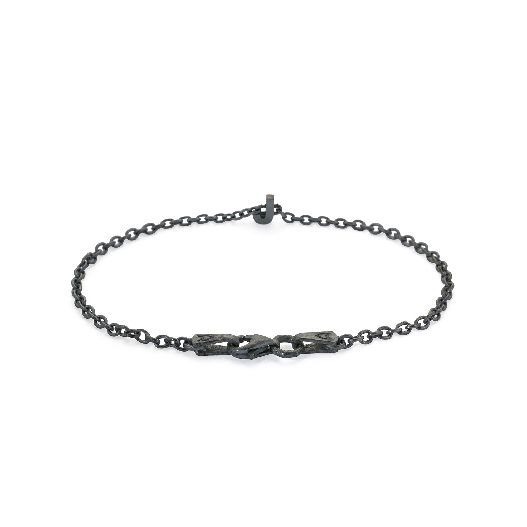 Alphabet Chain Bracelet in Oxide