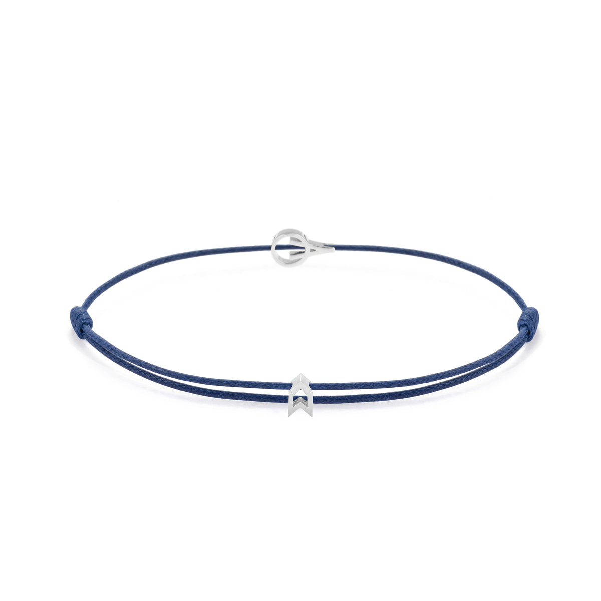 Navy Blue Padel Chance Bracelet in Silver