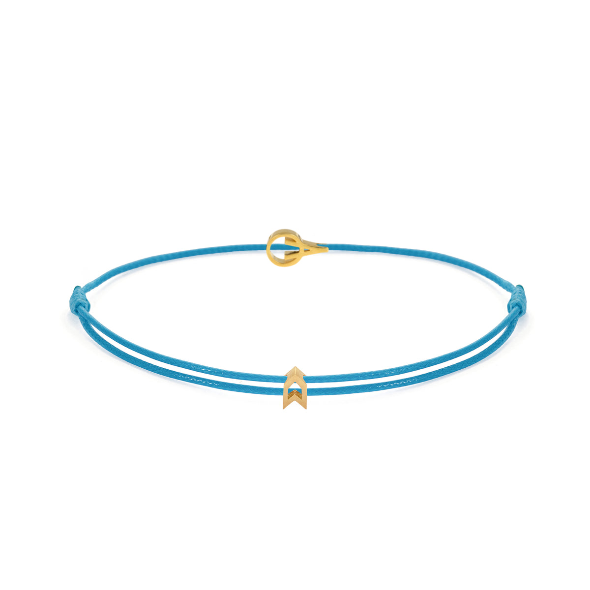 Blue Padel Chance Bracelet in Gold