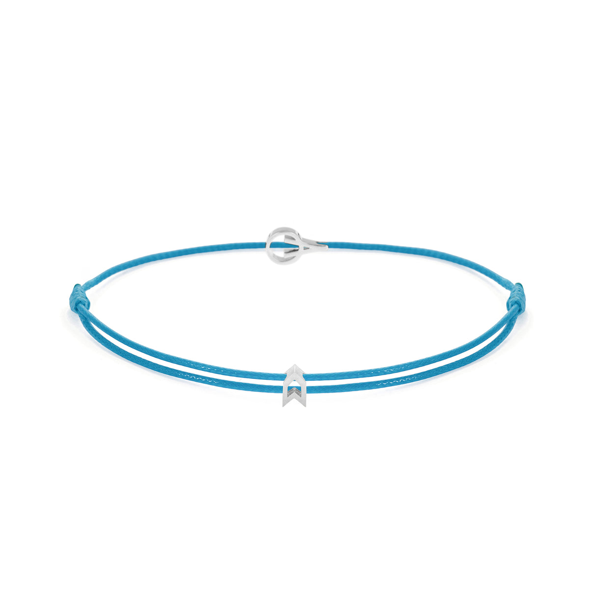 Blue Padel Chance Bracelet in Silver