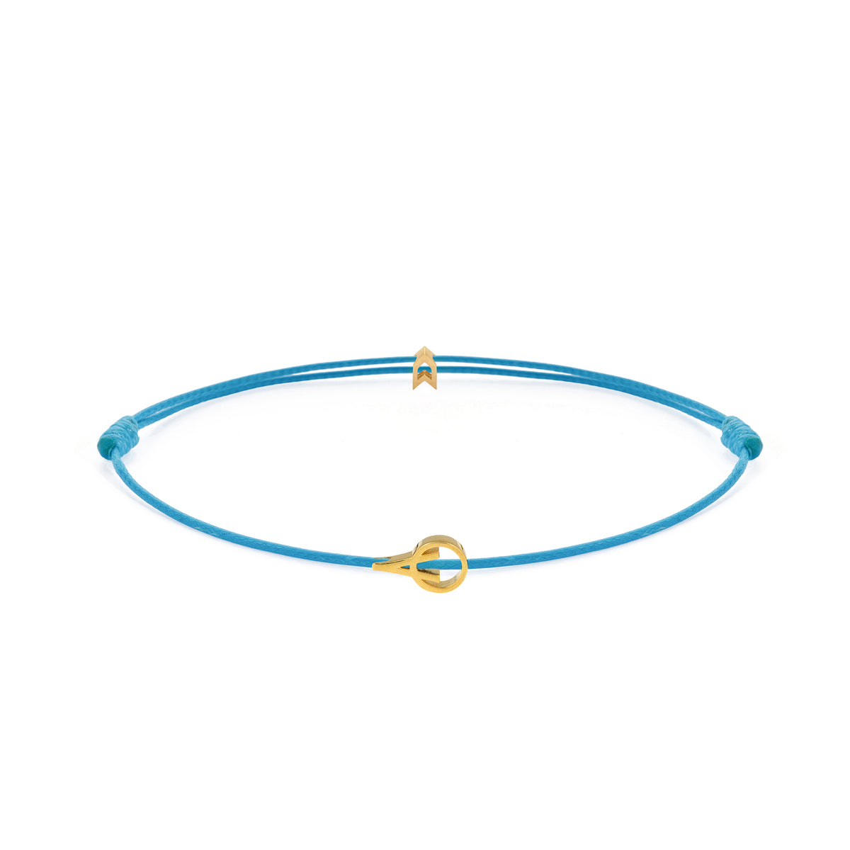 Blue Padel Chance Bracelet in Gold