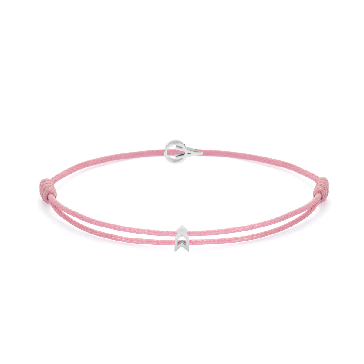 Pink Padel Chance Bracelet in Silver
