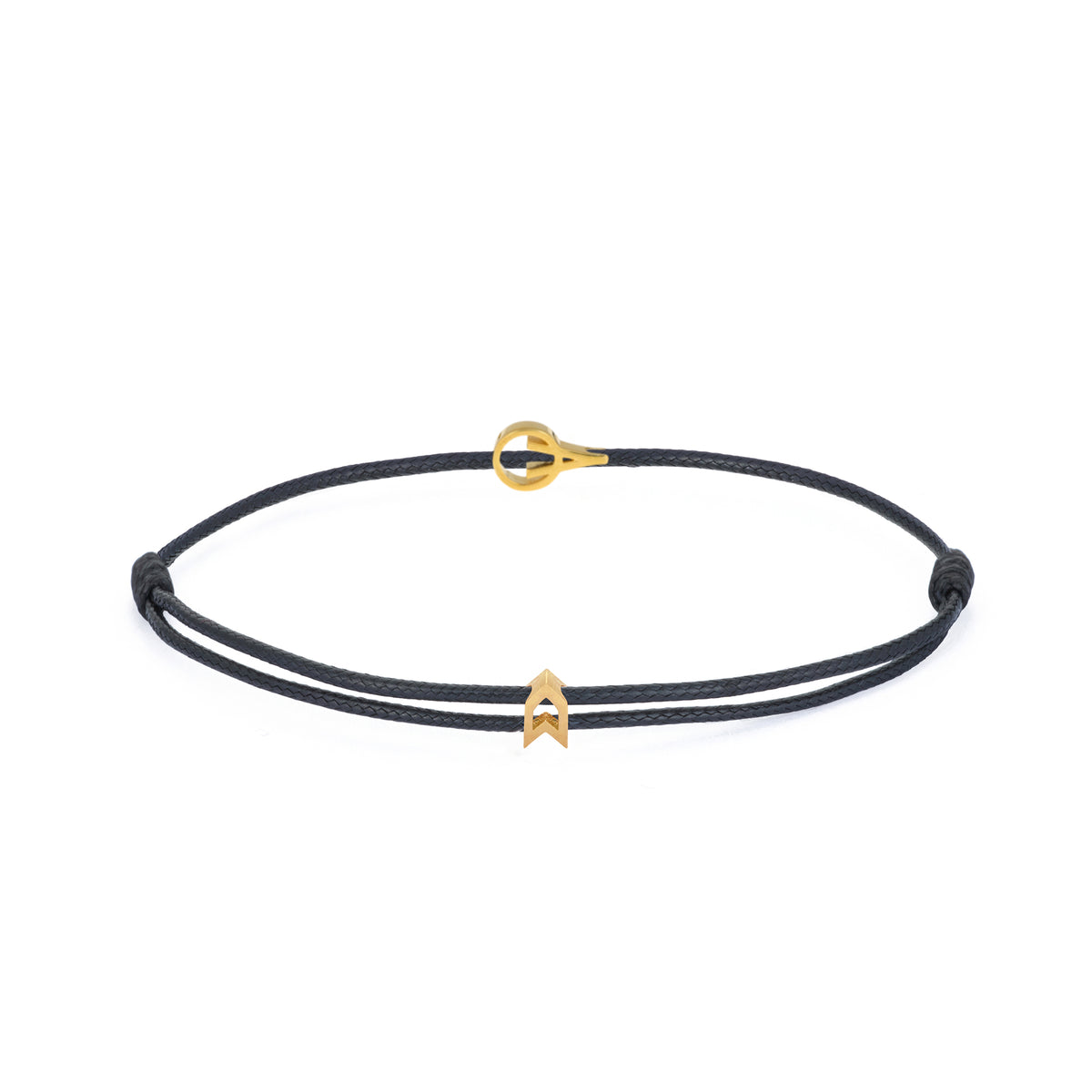 Atolyewolf x Nano Padel Black Chance Bracelet in Gold