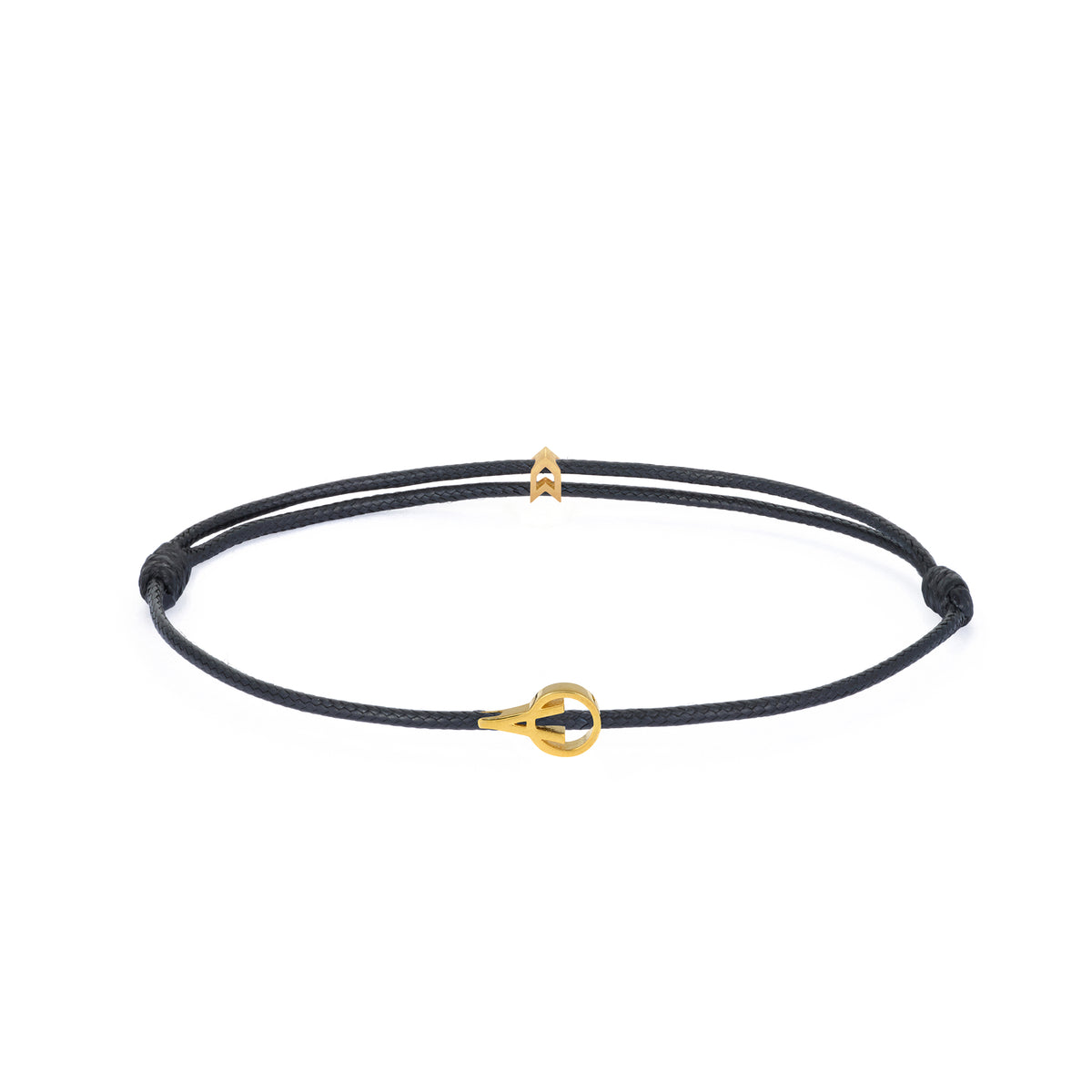 Atolyewolf x Nano Padel Black Chance Bracelet in Gold