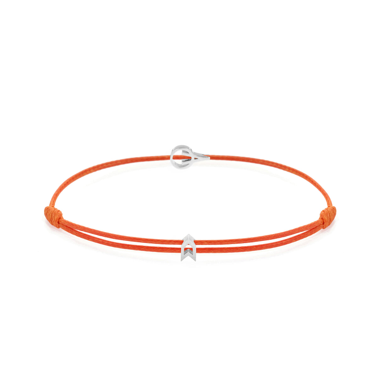 Orange Padel Chance Bracelet in Silver