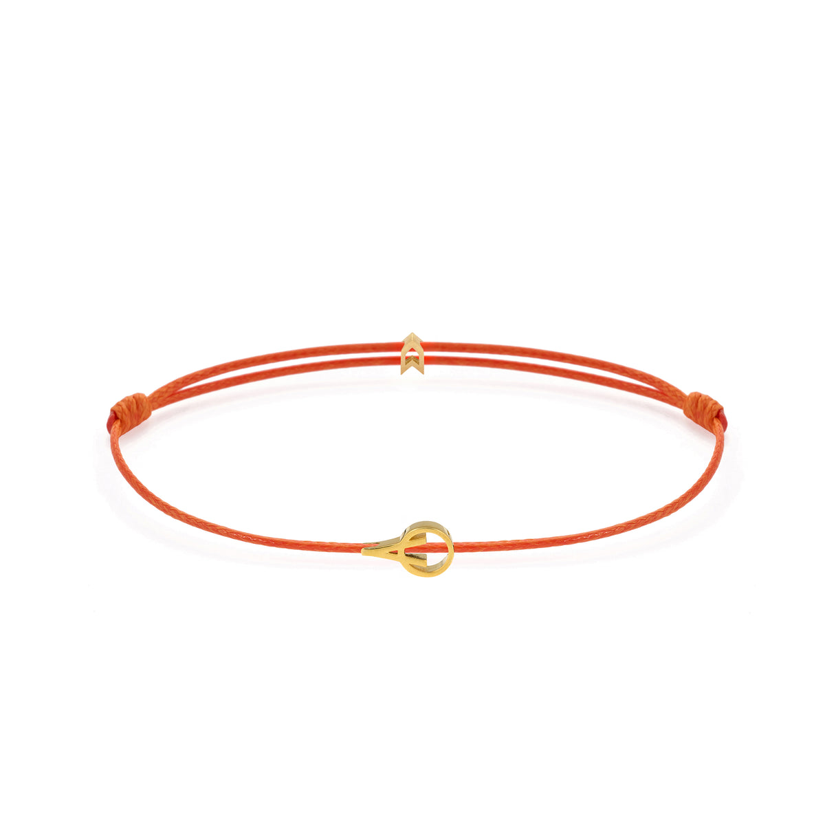 Orange Padel Chance Bracelet in Gold