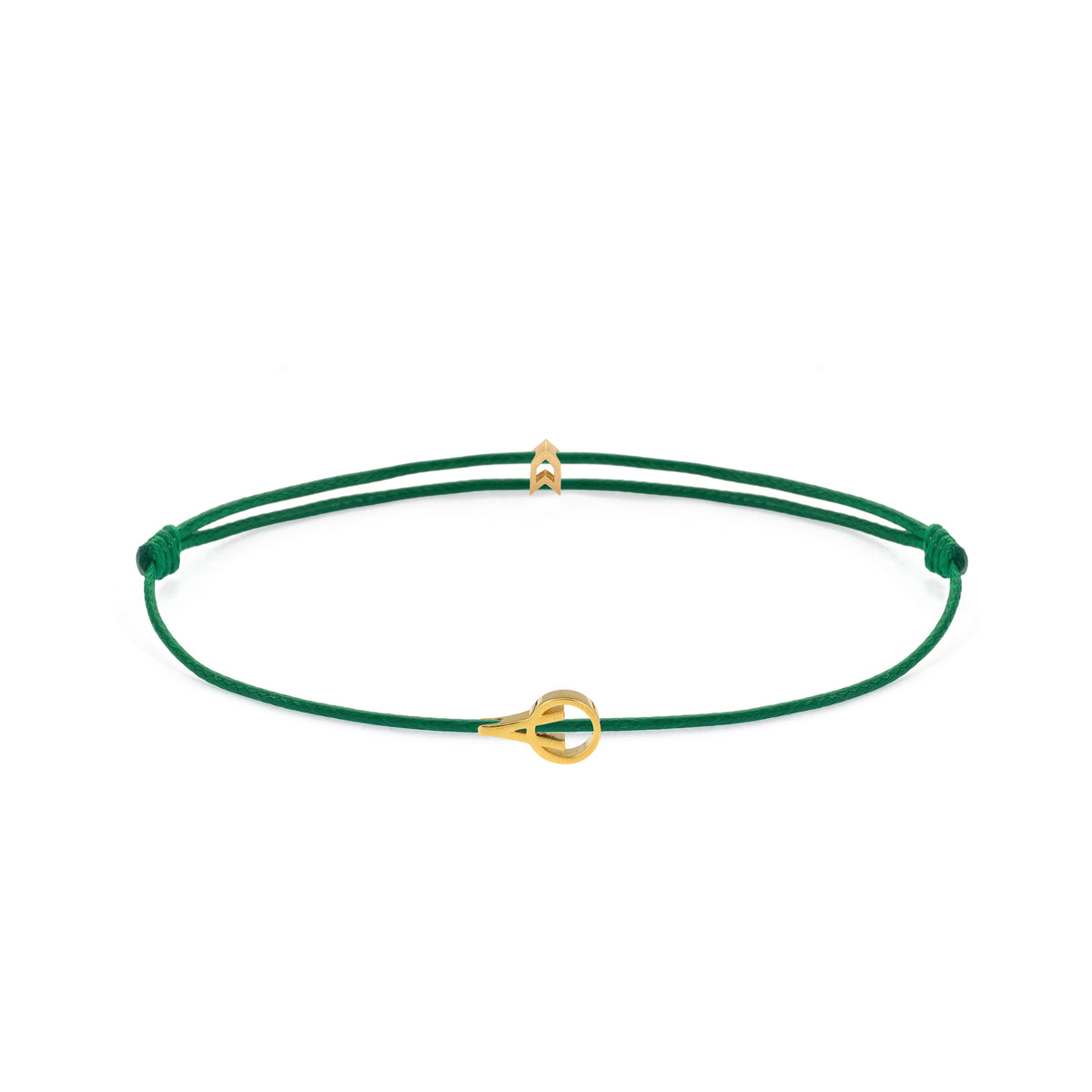 Green Padel Chance Bracelet in Gold