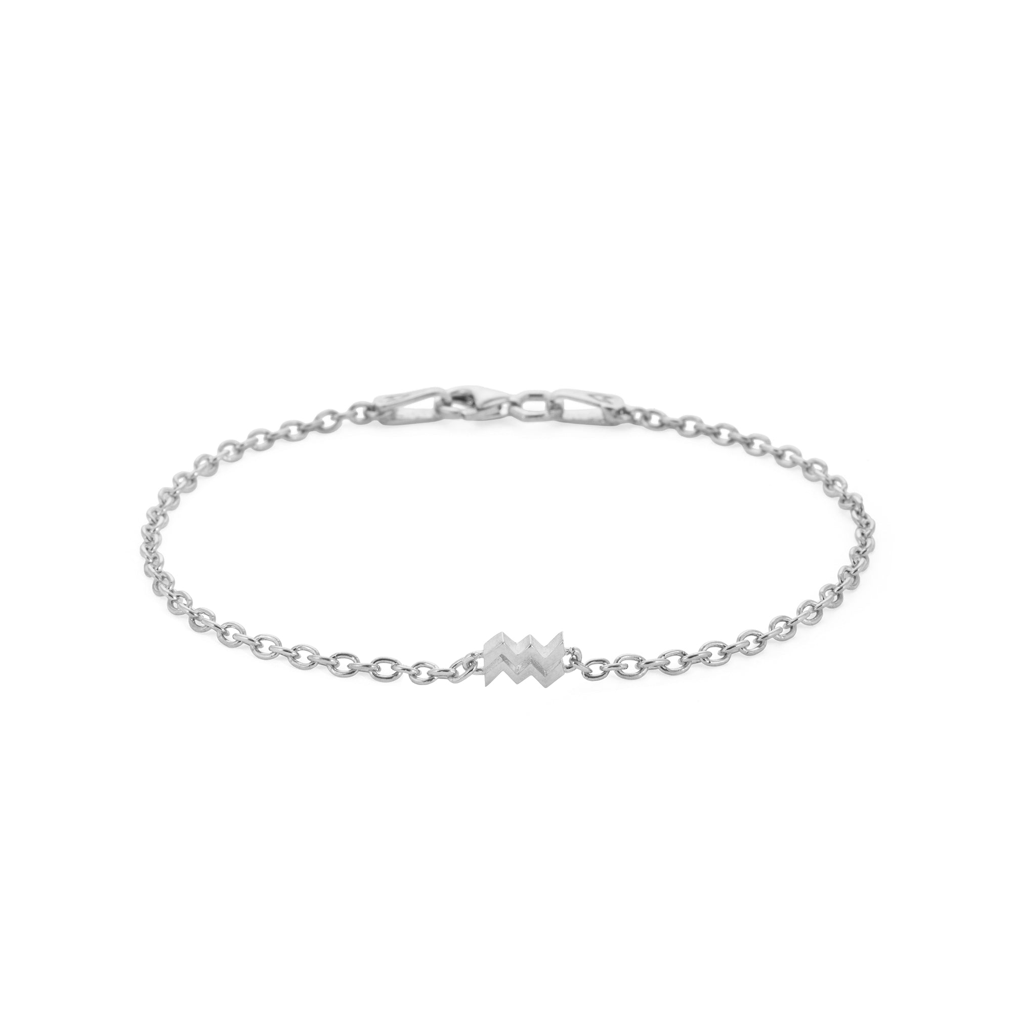 Zodiac Chain Bracelet In Silver