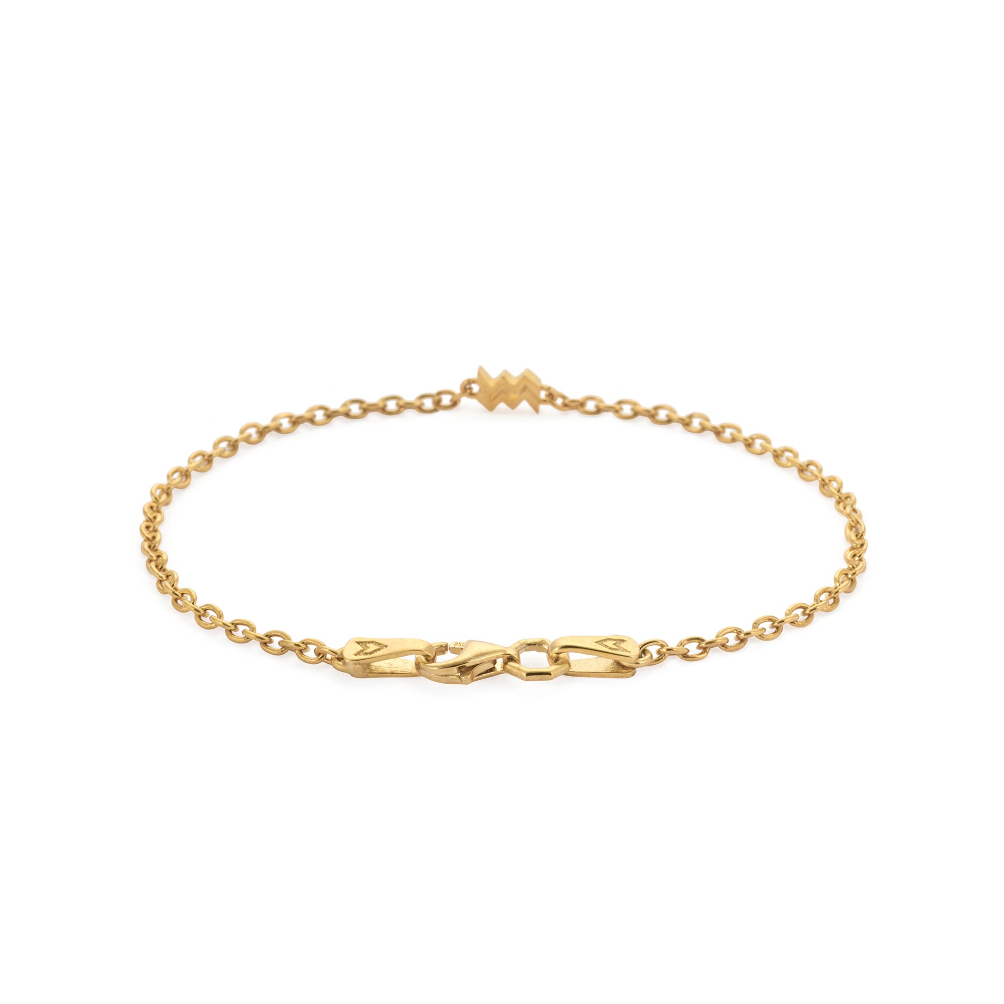 Zodiac Chain Bracelet in Gold